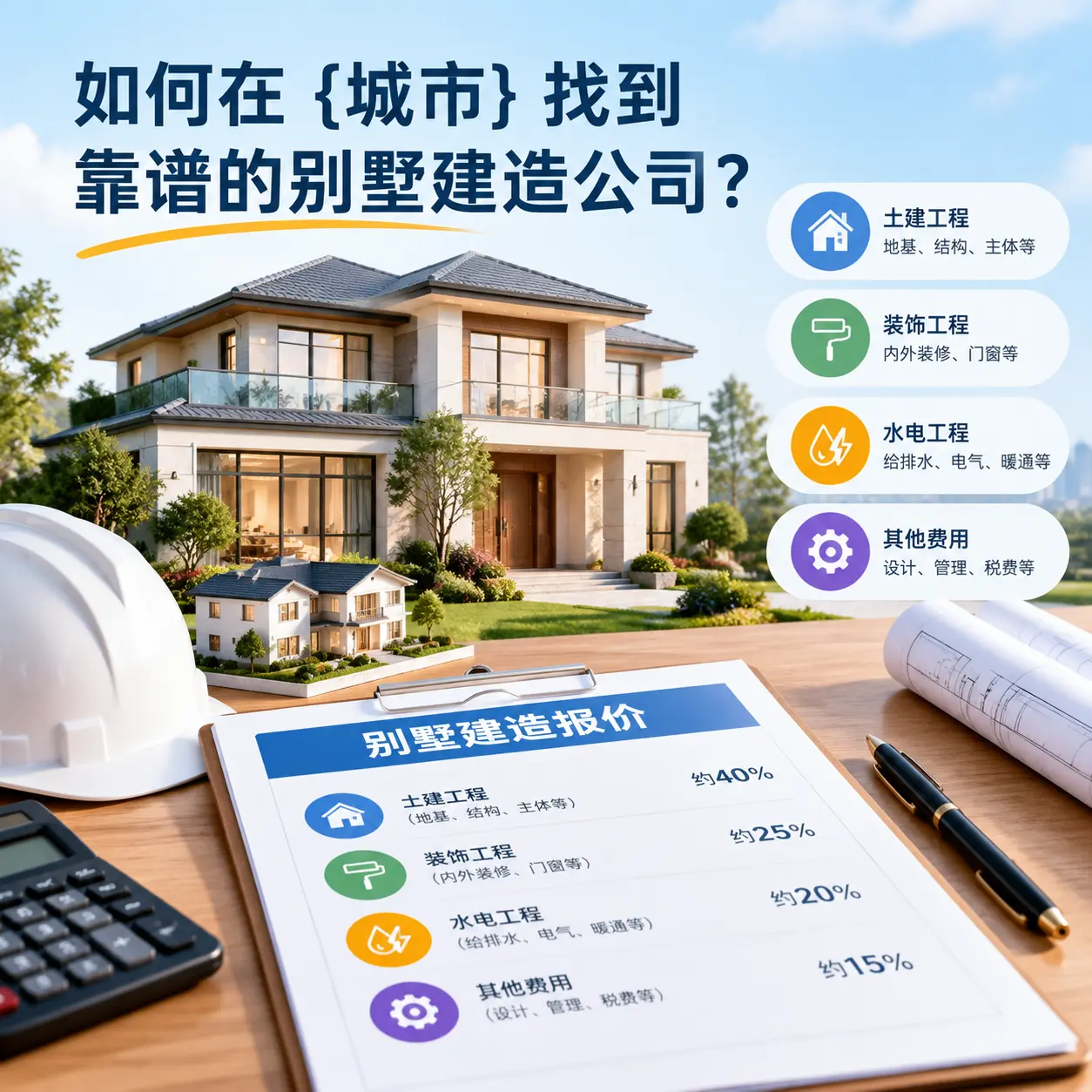如何在 岑巩 找到靠谱的别墅建造公司?