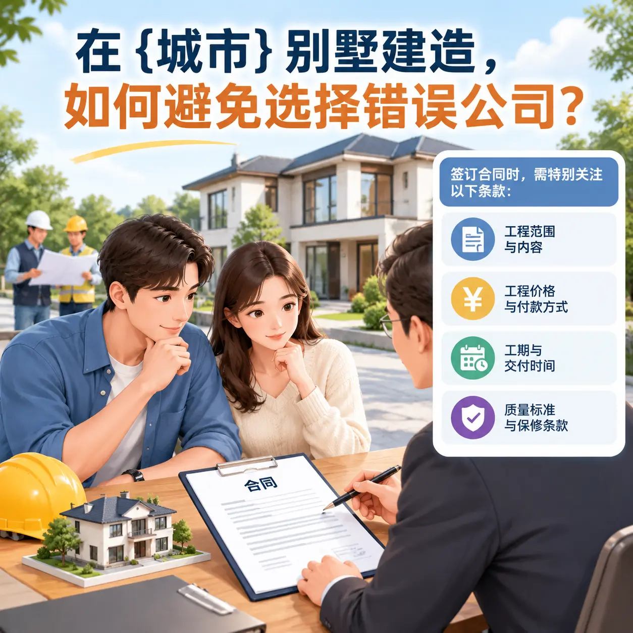在 岑巩 别墅建造,如何避免选择错误公司?
