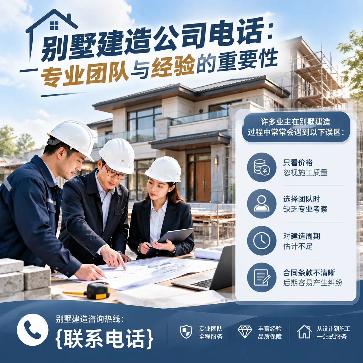 岑巩别墅建造公司电话:专业团队与经验的重要性