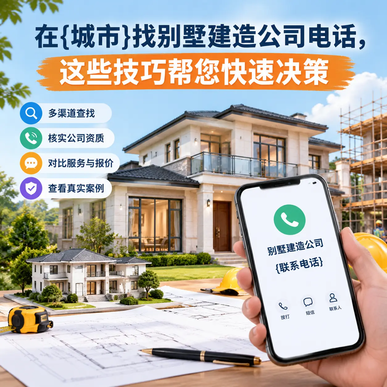 在岑巩找别墅建造公司电话，这些技巧帮您快速决策