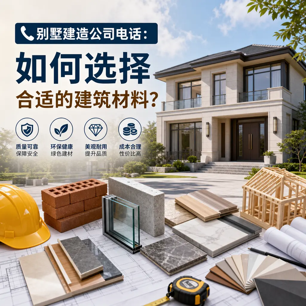 别墅建造公司电话：如何选择合适的建筑材料？